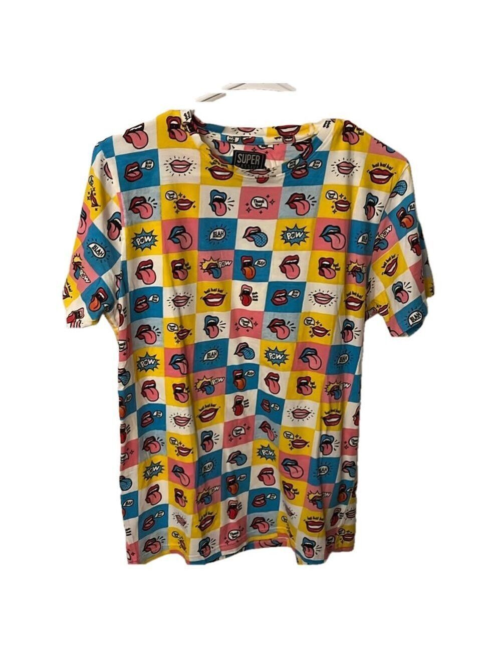 Super Massive brand sz medium super fun cartoon graphics tee shirt